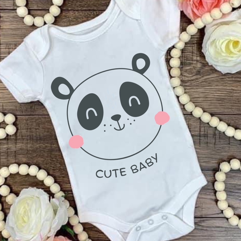 Cute Baby Bodysuit. Custom made